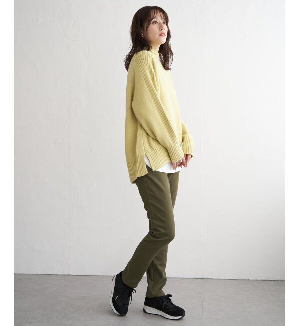 ikka「サイドスリットニットプルオーバー」|プルオーバー|