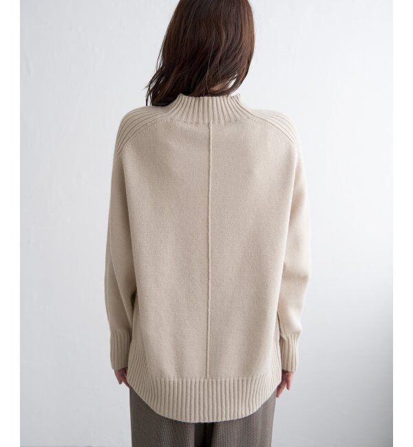 ikka「サイドスリットニットプルオーバー」|プルオーバー|