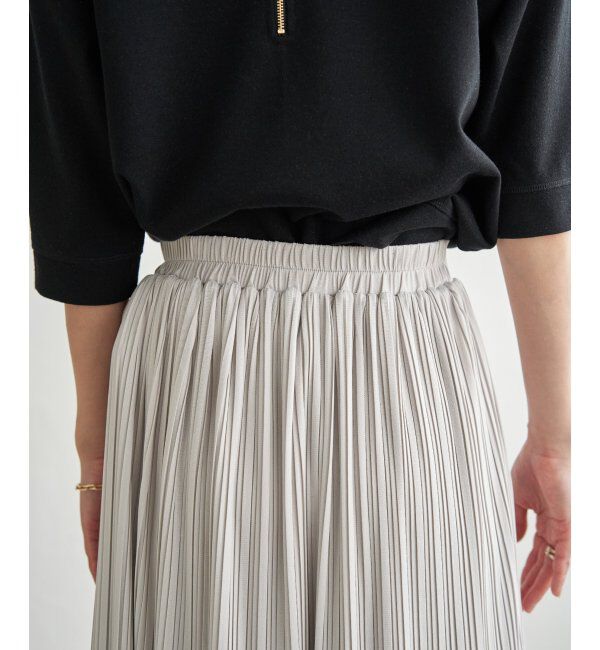 ikka「【2点セット】2WAYラメプルオーバー プリーツスカートセット」|ワンピース|