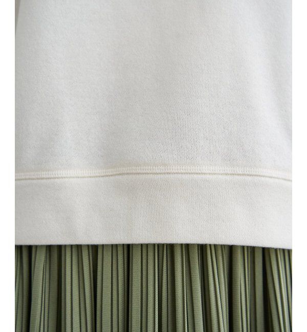 ikka「【2点セット】2WAYラメプルオーバー プリーツスカートセット」|ワンピース|