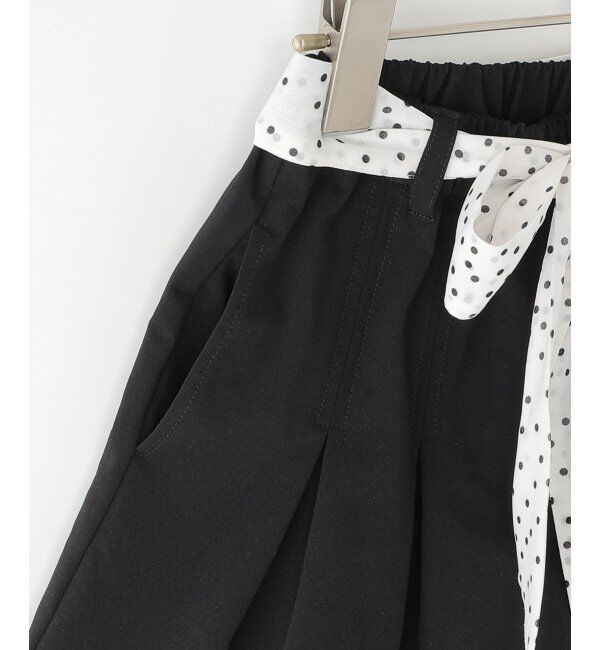 ikka kids「さらっとスカーフ付きタックキュロット（120~160cm）」|その他|