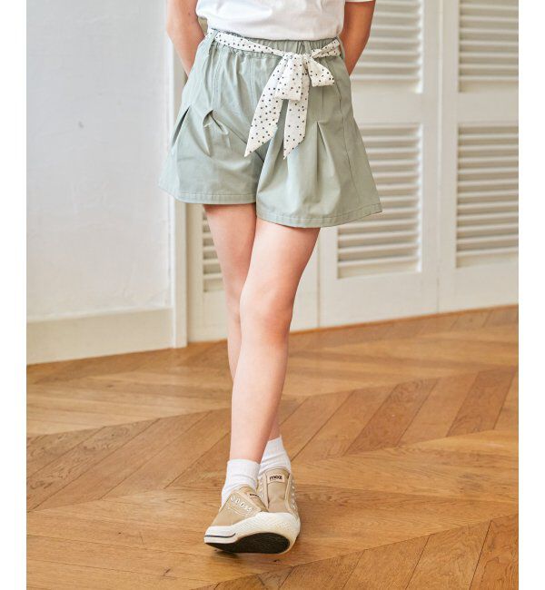 ikka kids「さらっとスカーフ付きタックキュロット（120~160cm）」|その他|