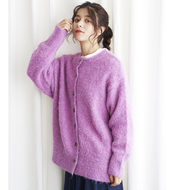 Lbc with Life「リサイクルモコモコ2WAYカーディガン」|カーディガン|