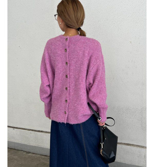 Lbc with Life「リサイクルモコモコ2WAYカーディガン」|カーディガン|