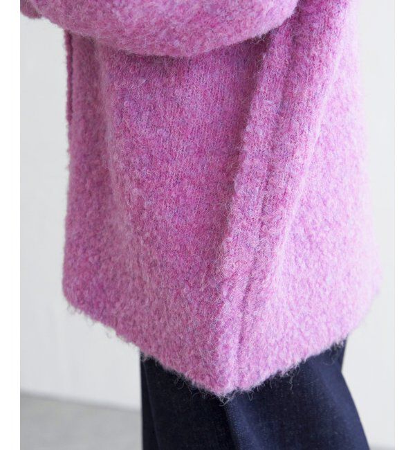 Lbc with Life「リサイクルモコモコ2WAYカーディガン」|カーディガン|