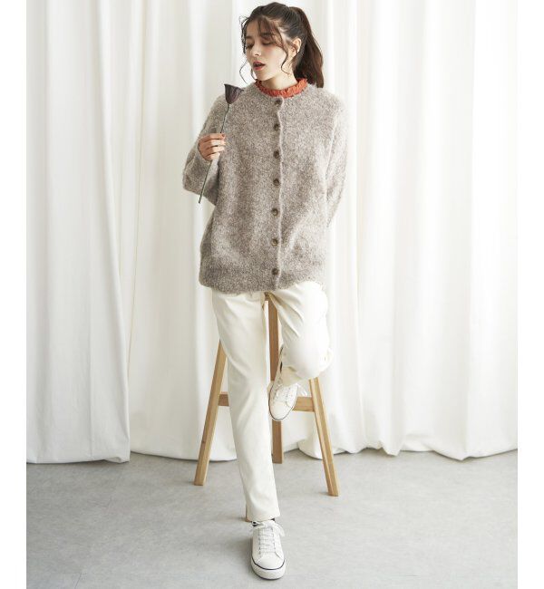 Lbc with Life「リサイクルモコモコ2WAYカーディガン」|カーディガン|