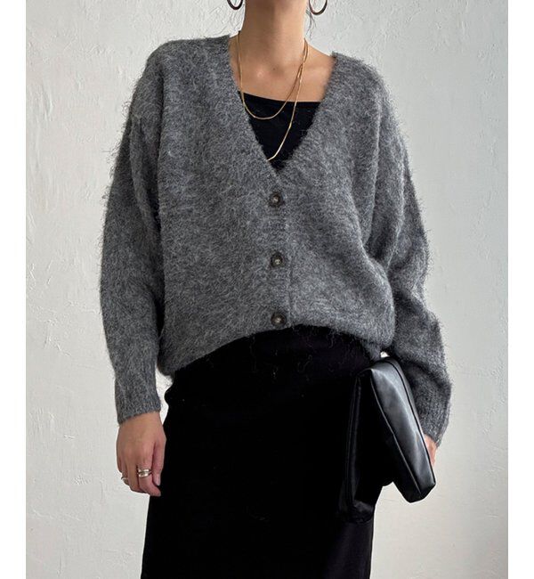 Lbc with Life「ふんわりMIXカーディガン」|カーディガン|