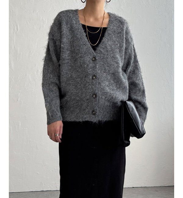 Lbc with Life「ふんわりMIXカーディガン」|カーディガン|