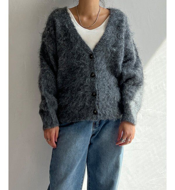 Lbc with Life「ふんわりMIXカーディガン」|カーディガン|