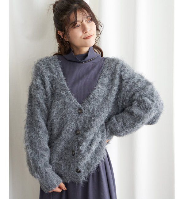 Lbc with Life「ふんわりMIXカーディガン」|カーディガン|