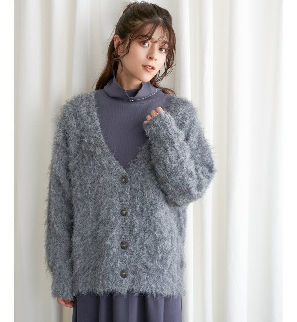 Lbc with Life「ふんわりMIXカーディガン」|カーディガン|
