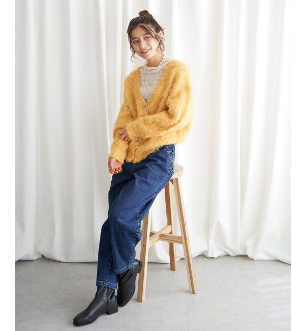 Lbc with Life「ふんわりMIXカーディガン」|カーディガン|