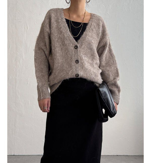 Lbc with Life「ふんわりMIXカーディガン」|カーディガン|