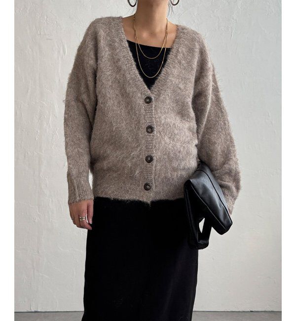 Lbc with Life「ふんわりMIXカーディガン」|カーディガン|