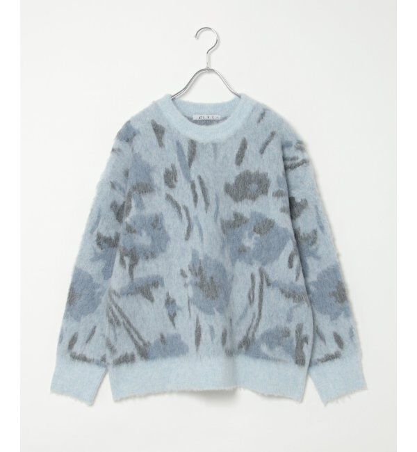 Lbc with Life「フラワージャカードふんわりプルオーバー」|カーディガン|