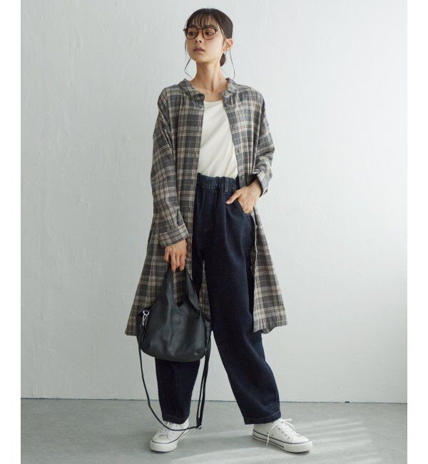 Lbc with Life「コットンチェック3WAYワンピース」|ワンピース|