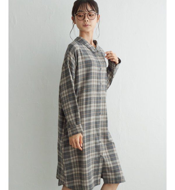 Lbc with Life「コットンチェック3WAYワンピース」|ワンピース|