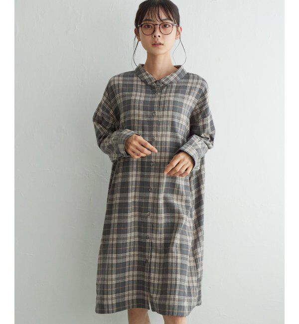 Lbc with Life「コットンチェック3WAYワンピース」|ワンピース|