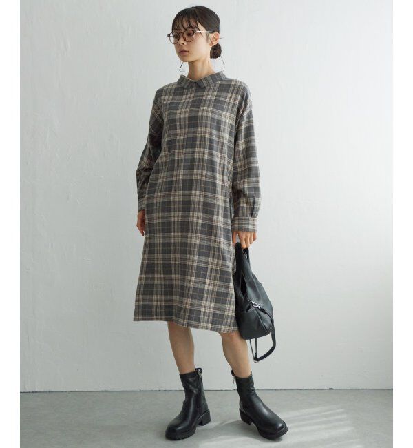 Lbc with Life「コットンチェック3WAYワンピース」|ワンピース|