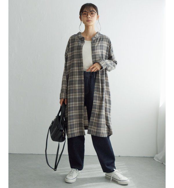 Lbc with Life「コットンチェック3WAYワンピース」|ワンピース|