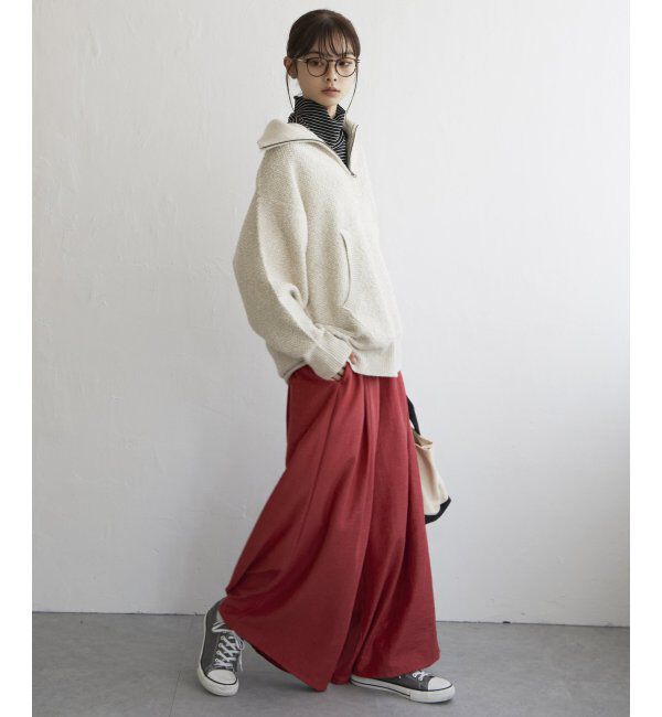 Lbc with Life「タックワイドガウチョパンツ」|その他|