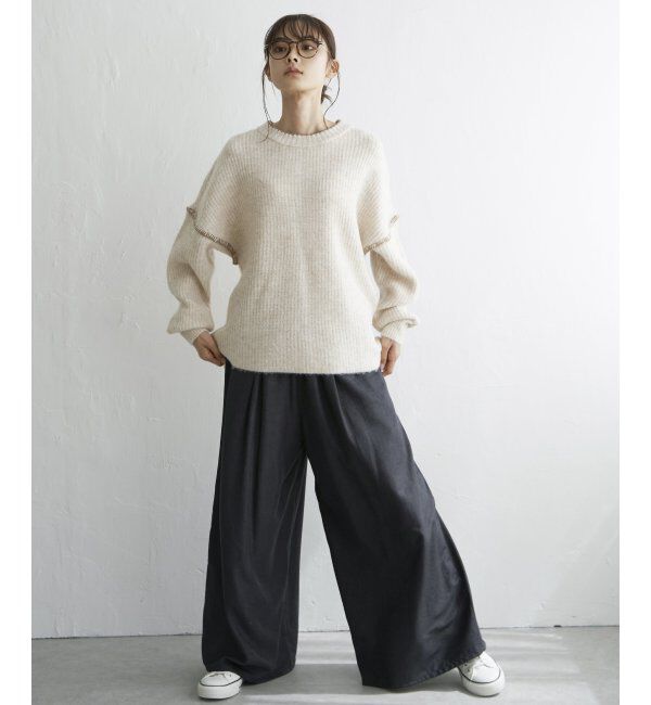 Lbc with Life「タックワイドガウチョパンツ」|その他|