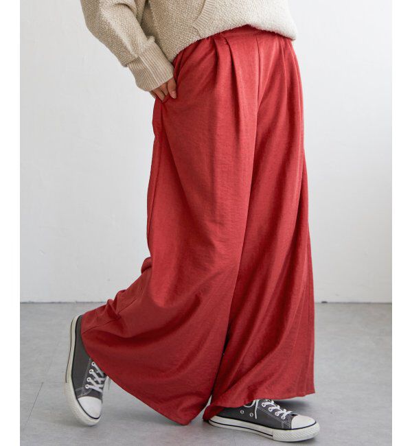 Lbc with Life「タックワイドガウチョパンツ」|その他|