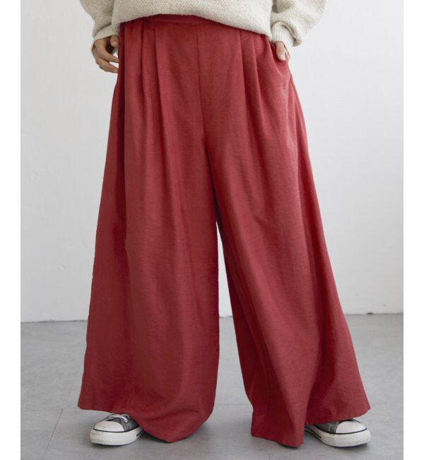 Lbc with Life「タックワイドガウチョパンツ」|その他|