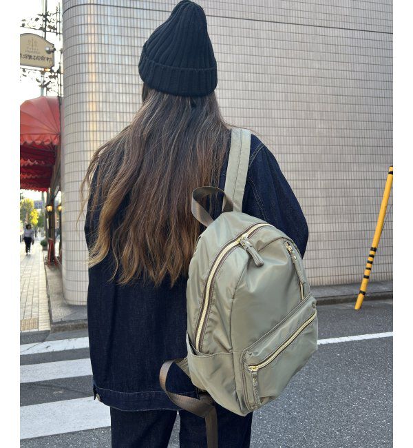 Lbc with Life「ファスナーミニリュック」|その他|オリーブ