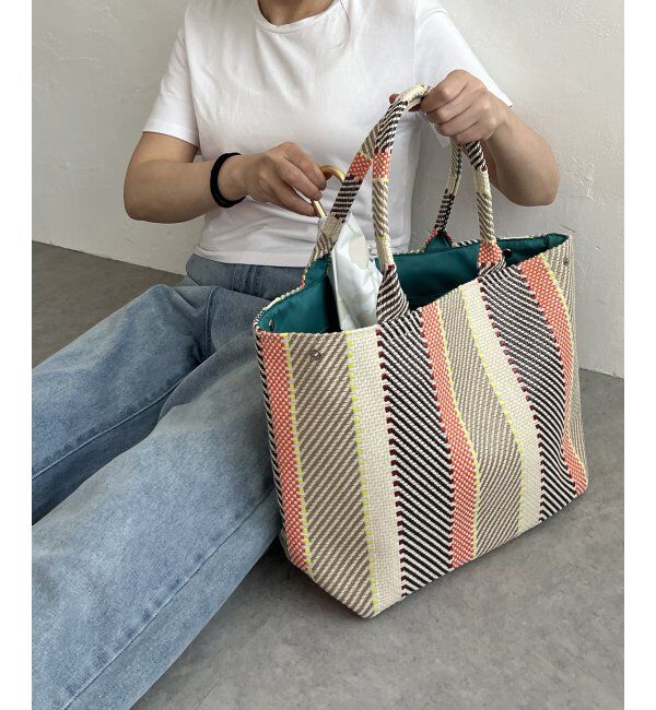 Lbc with Life「雑材モザイクA4トートバッグ」|その他|