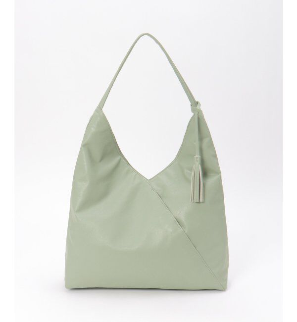 Lbc with Life「洗える合皮三角マチありショルダーバッグ」|その他|