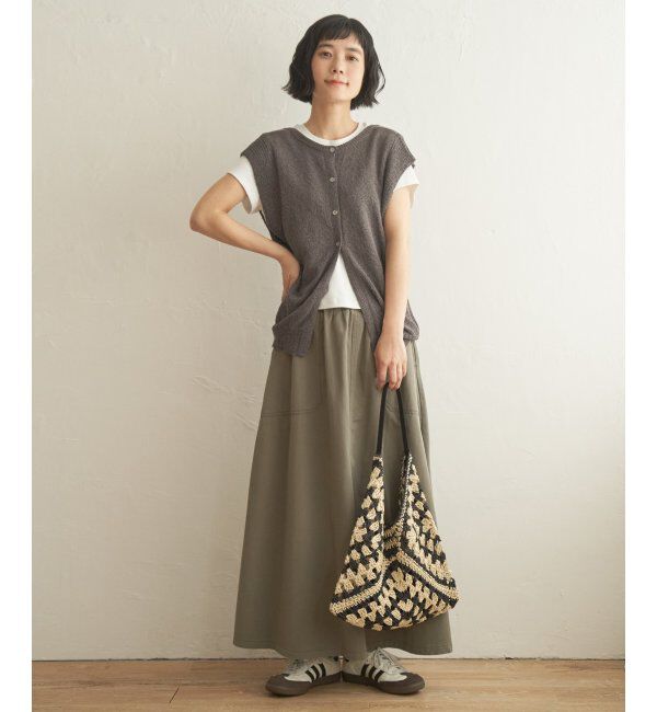 Lbc with Life「ミニブークレ2WAYジレ」|ニット・セーター|