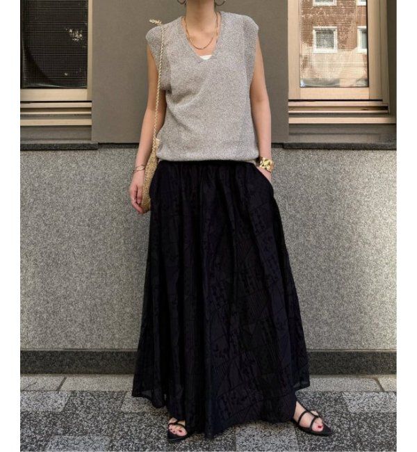 Lbc with Life「ミニブークレ2WAYジレ」|ニット・セーター|