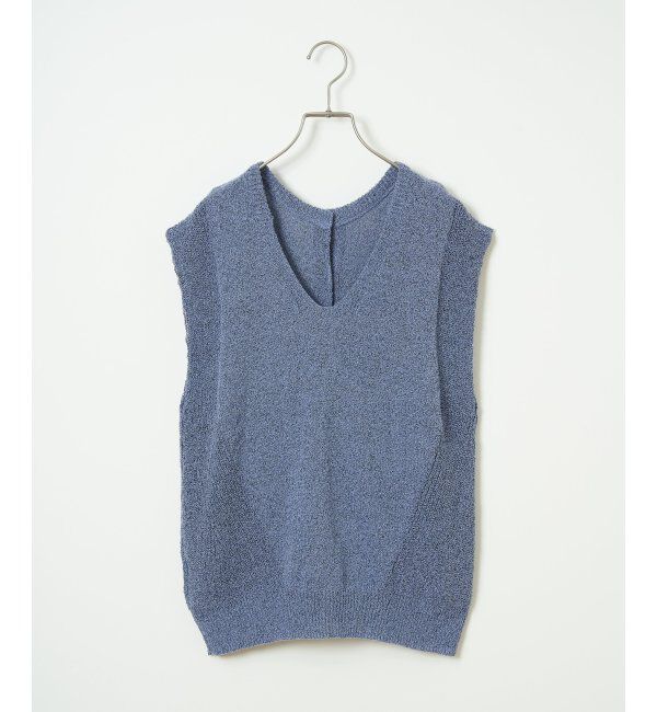 Lbc with Life「ミニブークレ2WAYジレ」|ニット・セーター|