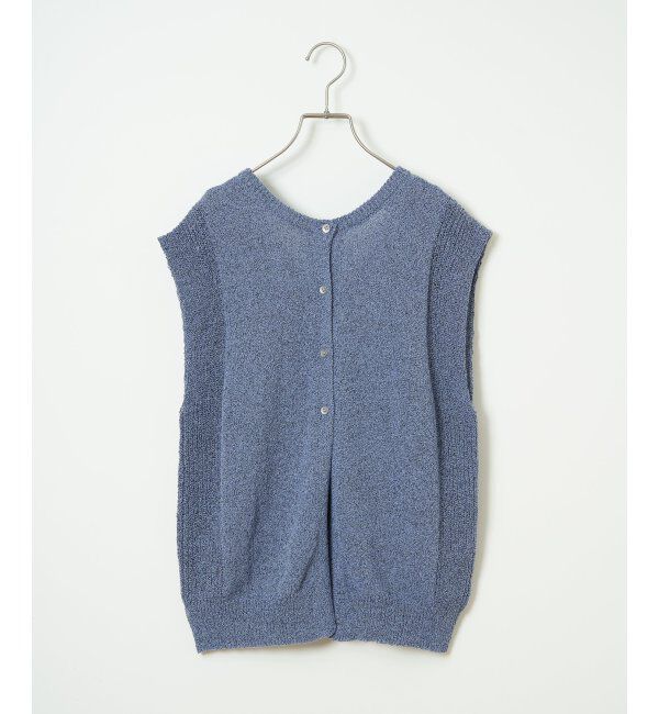 Lbc with Life「ミニブークレ2WAYジレ」|ニット・セーター|