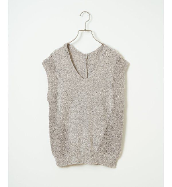 Lbc with Life「ミニブークレ2WAYジレ」|ニット・セーター|