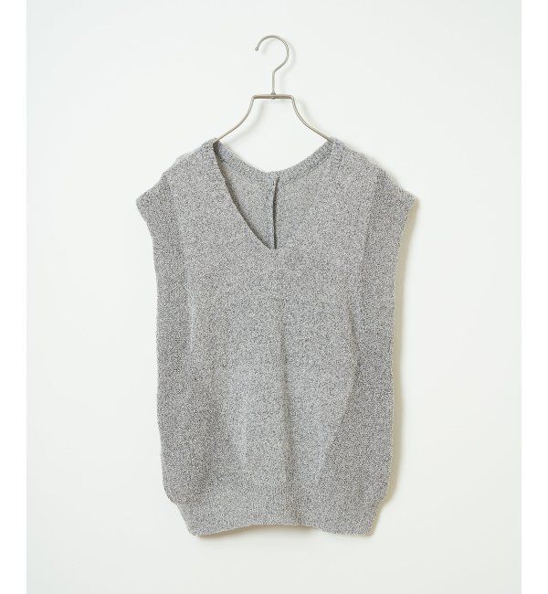 Lbc with Life「ミニブークレ2WAYジレ」|ニット・セーター|