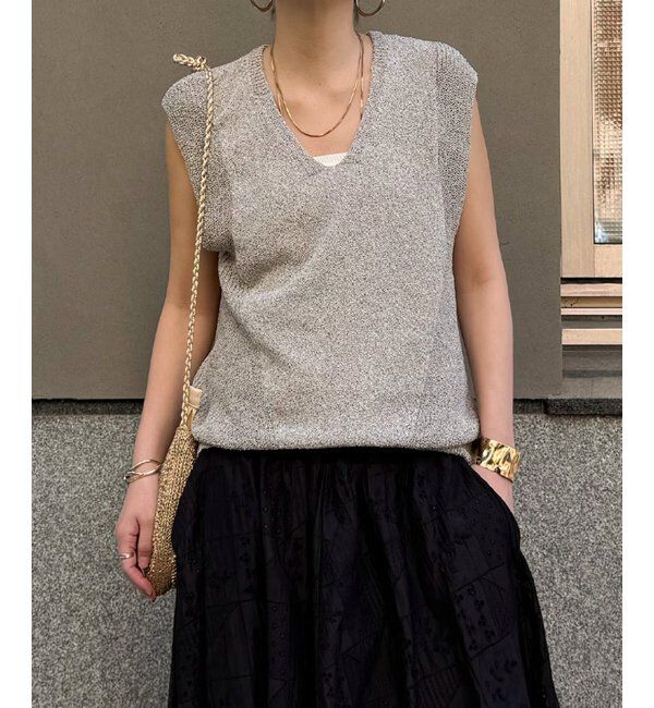 Lbc with Life「ミニブークレ2WAYジレ」|ニット・セーター|ソノタ