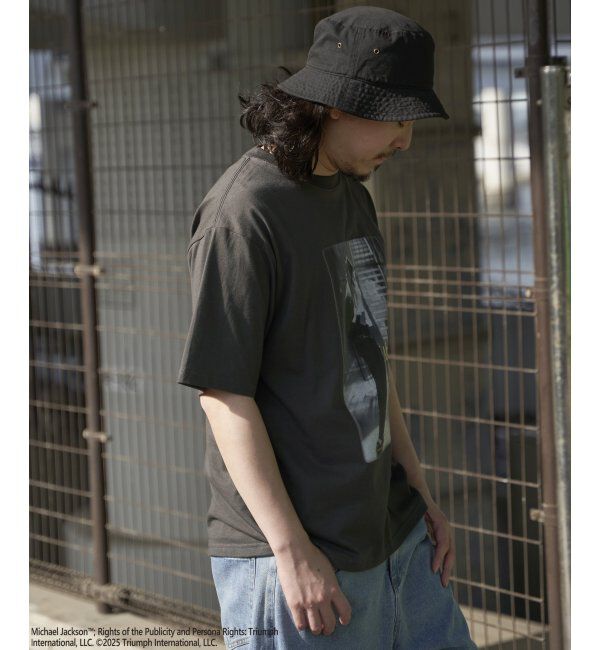 VENCE share style「Michael Jackson マイケル・ジャクソン ゴールド箔プリントTee」|Tシャツ・カットソー|