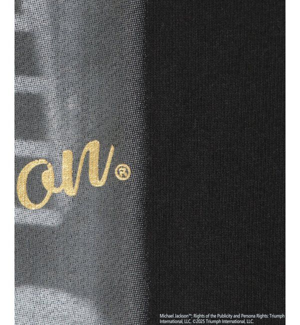 VENCE share style「Michael Jackson マイケル・ジャクソン ゴールド箔プリントTee」|Tシャツ・カットソー|