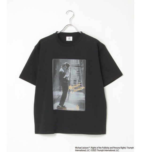 VENCE share style「Michael Jackson マイケル・ジャクソン ゴールド箔プリントTee」|Tシャツ・カットソー|