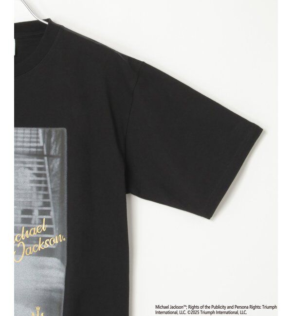 VENCE share style「Michael Jackson マイケル・ジャクソン ゴールド箔プリントTee」|Tシャツ・カットソー|