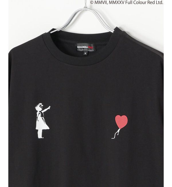 VENCE share style「【接触冷感】Banksy バンクシー Girl with Balloon プリントT」|Tシャツ・カットソー|