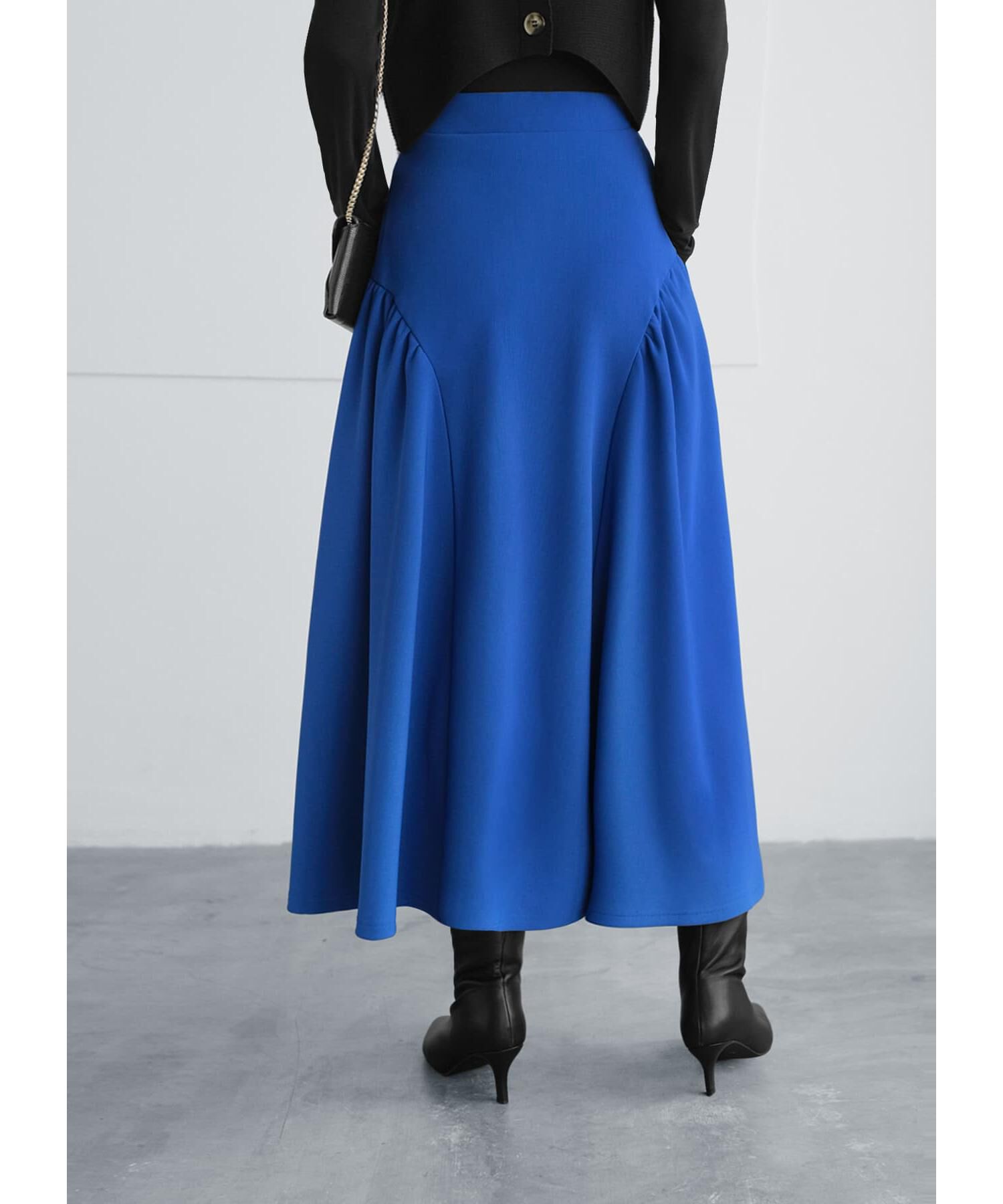 STYLE DELI「ラウンドギャザーフレアスカート」|フレア|