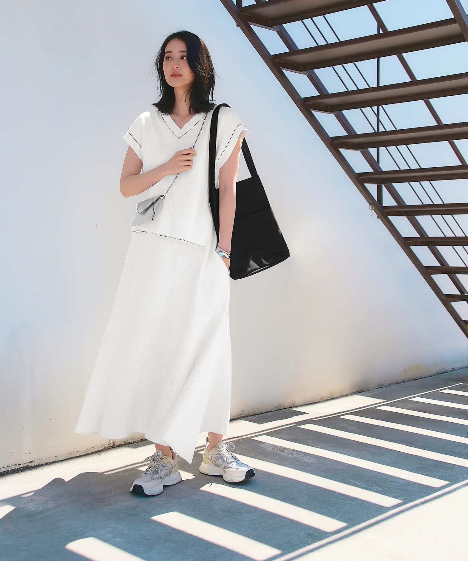 STYLE DELI「Softy Cotton／ミラノリブ編みマキシ丈スカート」|スカート|