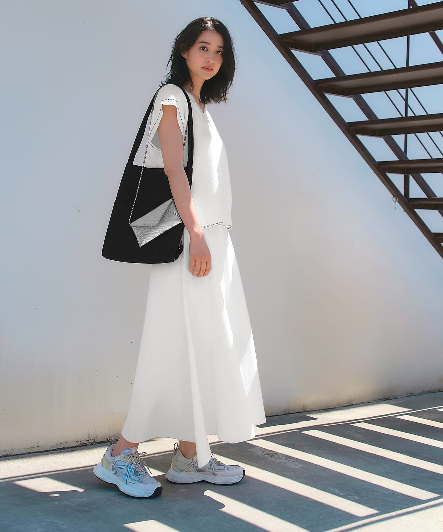 STYLE DELI「Softy Cotton／ミラノリブ編みマキシ丈スカート」|スカート|