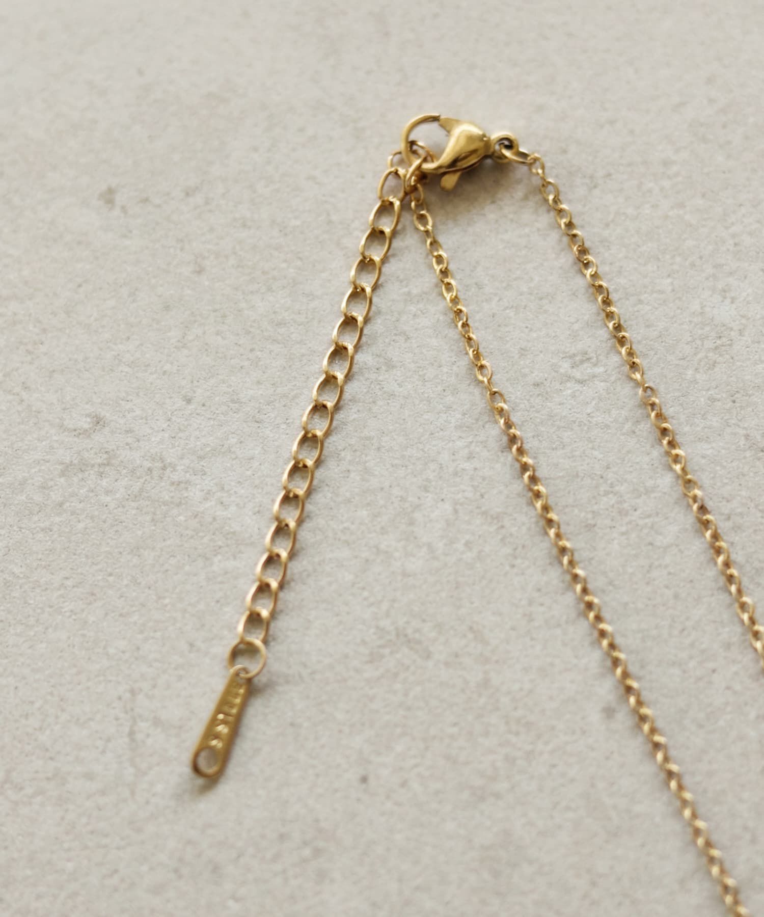 STYLE DELI「【DELI by】ダブルスクエアフレーム・ドロップネックレス」|ネックレス|