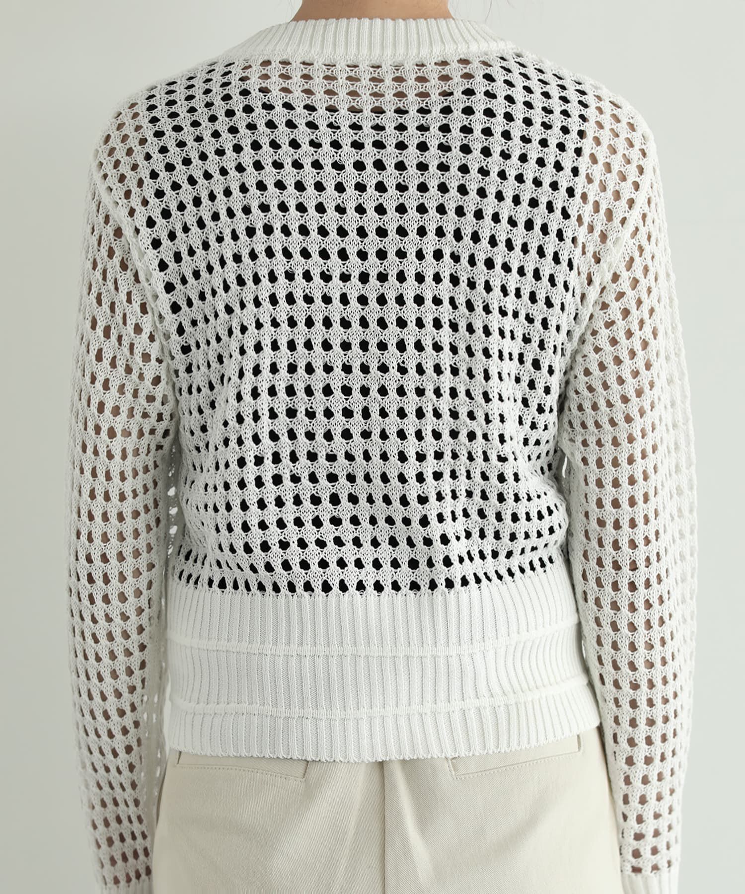 STYLE DELI「【selection】メッシュジップカーディガン」|カーディガン|