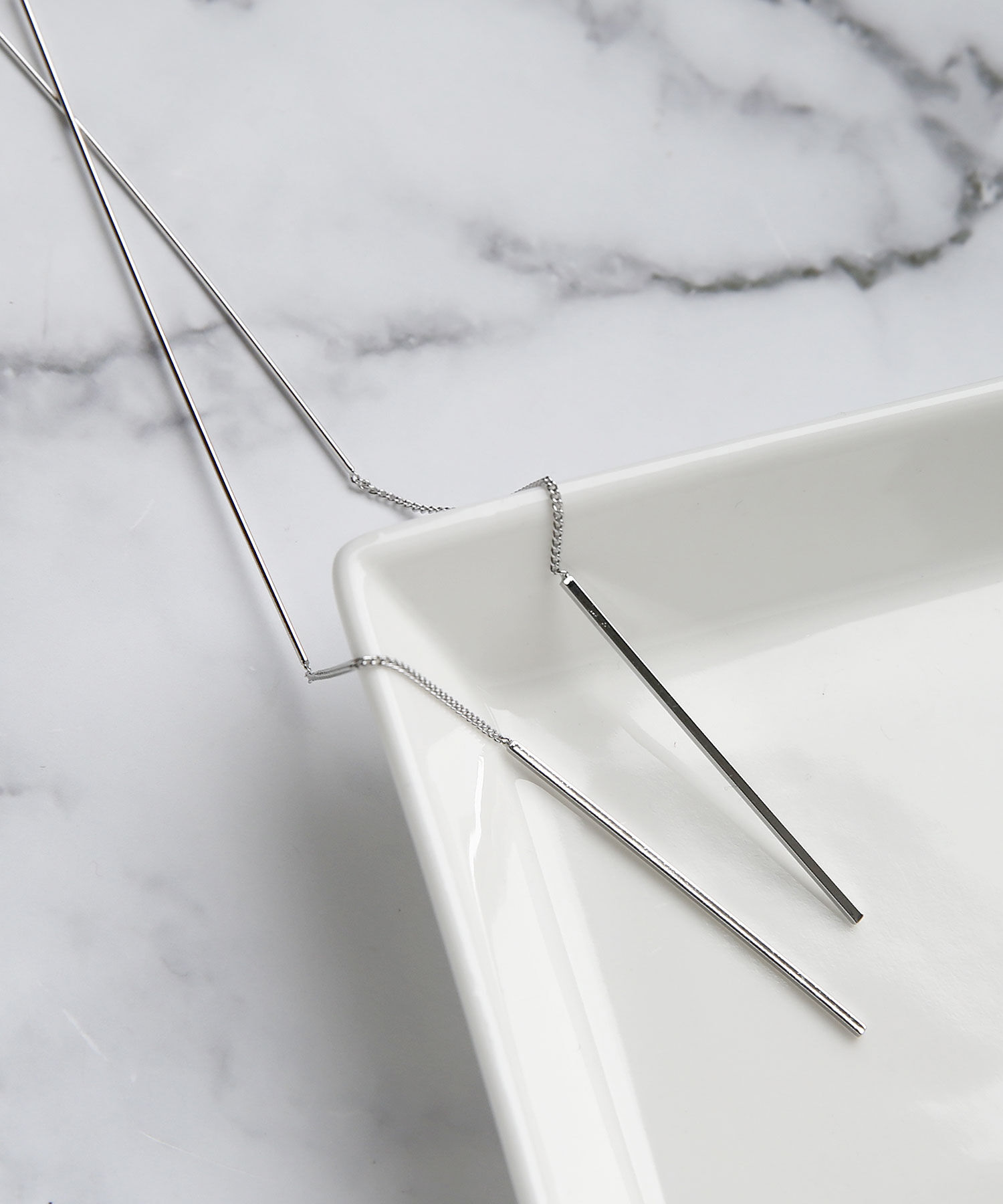 colleca la「ロングバー アメリカンピアス」|ピアス|シルバー