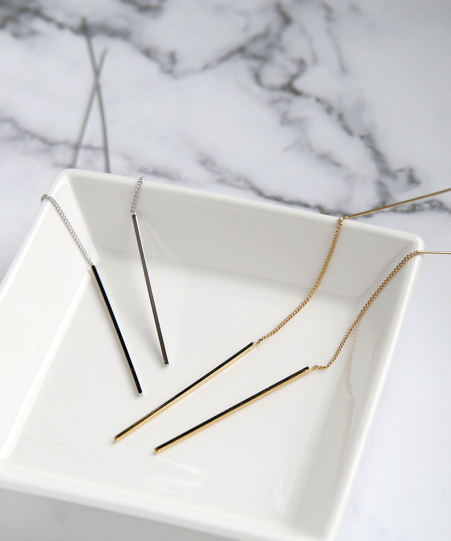 colleca la「ロングバー アメリカンピアス」|ピアス|